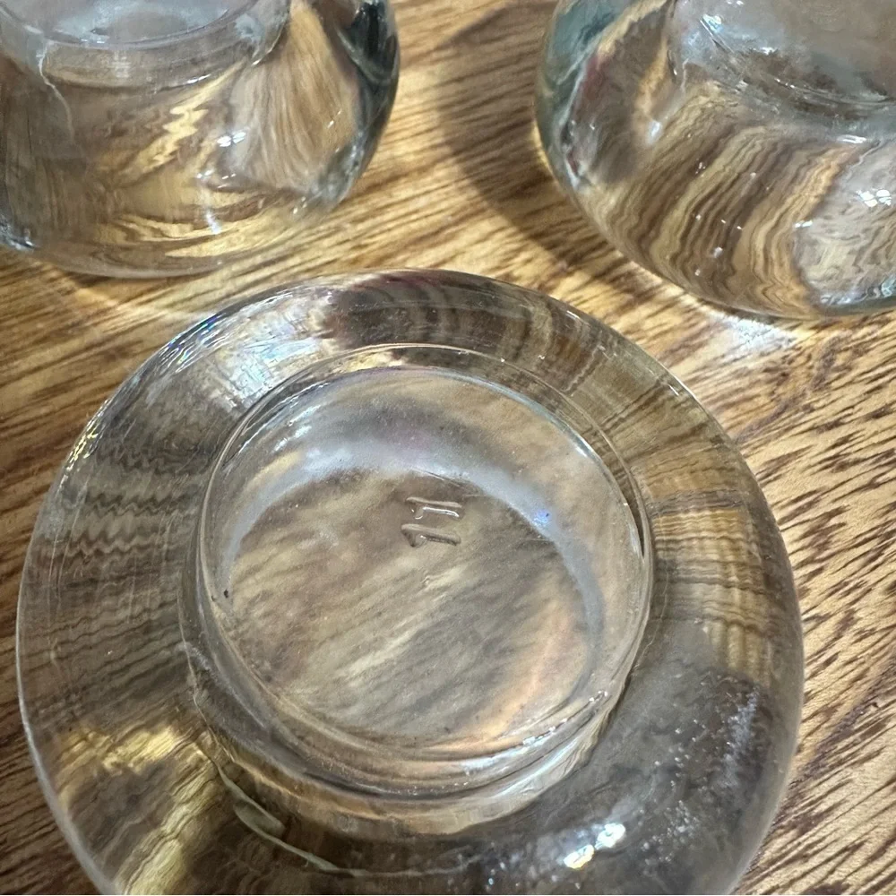Glass Candle Votive Holder Trinket